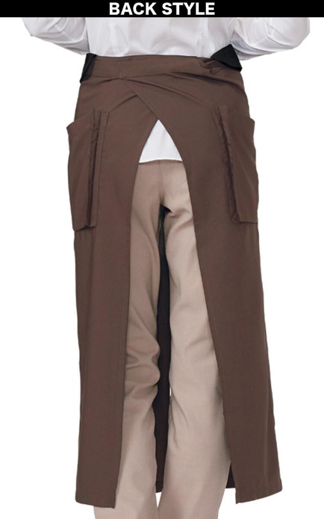 FACEMIX レストラン ユニフォーム メンズ 3点セット FB5043M FK7178 FP6707U メンズ開襟長袖シャツ ソムリエエプロン スリムパンツ ボンマックス BONMAXの通販は