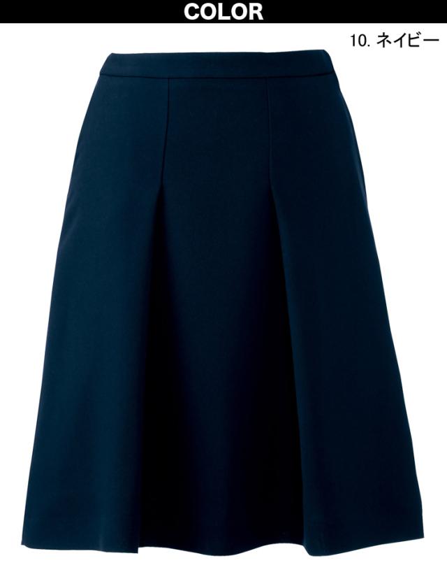 セミフレアスカート(53cm丈) 事務服 制服 ユニフォーム Unilady ユニレディ ヤギコーポレーション 21号・23号 U91651_2