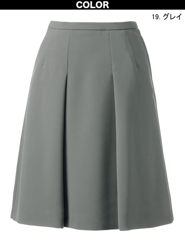 セミフレアスカート(53cm丈) 事務服 制服 ユニフォーム Unilady ユニレディ ヤギコーポレーション 21号・23号 U91651_3