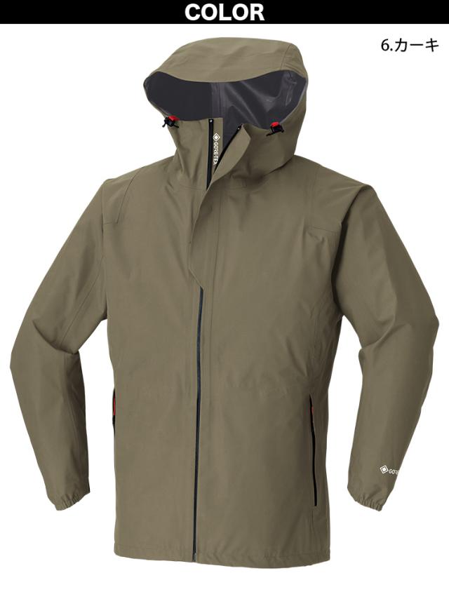 Asahicho ゴアテックスオールウェザージャケット 51040 S〜4L 収納袋付 GORETEX 長袖 軽量 高耐水性 高透湿性 防風 防水 撥水加工 アウトドア 釣り 登山 通年 作業服 作業着 旭蝶_3