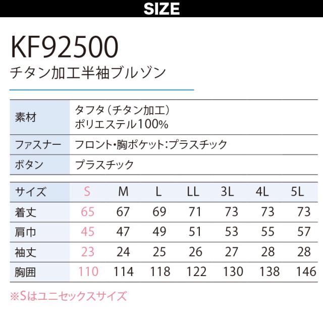 2025年新商品 空調風神服 チタン加工半袖ブルゾン KF92500 海外製24Vバッテリーファンセット RD9580G RD9530H 遮熱性 高機能大型フード付 サイドファン仕様 高所作業 空調作業服_2