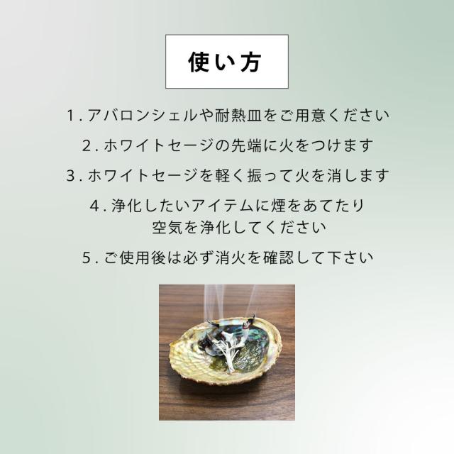 ホワイトセージ 浄化用 カリフォルニア産 無農薬 50g 高品質