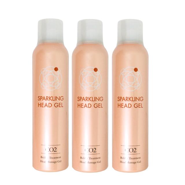 ラシンシア スパークリングヘッドジェル 120g 3本セット [ 頭皮