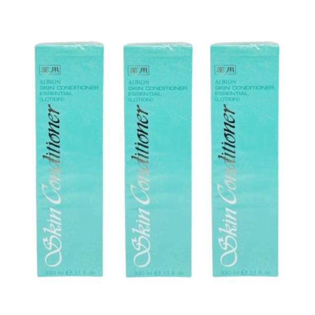 アルビオン エクサージュ 薬用 スキンコンディショナー エッセンシャル N 330ml 大容量 3本セット [ 医薬部外品 敏感肌 薬用化粧水 スキコン 330 化粧水 albion ギフト 誕生日 プレゼント ]
