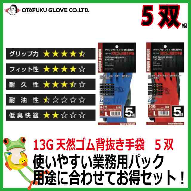 業務用セット 35 Off セール おたふく 13g天然ゴム背抜き手袋 A 375 5双 現場 作業手袋 革 グローブ メンズ 小サイズ の通販はau Pay マーケット 安全靴 作業用手袋の専門店 かえるかも