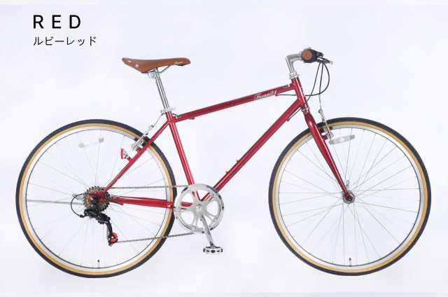 送料無料 クロスバイク 26インチ 自転車 シマノ製6段変速 Fucl266