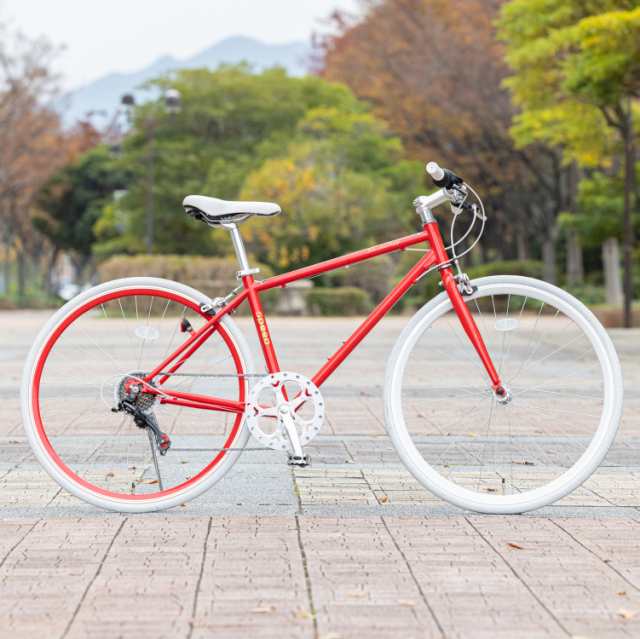 自転車 クロスバイク 700x28C シマノ6段変速 キャリパーブレーキ 通勤