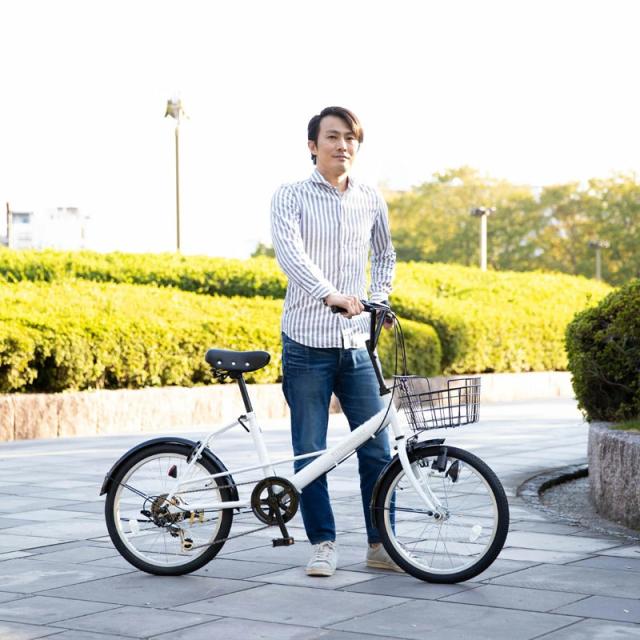 【メーカー直売】自転車 小径車 20インチ シマノ6段変速搭載 ミニベロ 前かご付き 通勤 通学 送料無料 SK206 21Technology_9