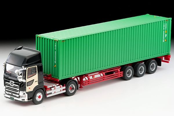 ★特価★365日毎日発送OK★LV-N292c／日野プロフィア 40ft海上コンテナトレーラ（東邦車輛TC36H1C34）（黒）／1/64スケール／トミカリミテッドヴィンテージ／トミーテック
