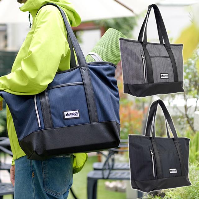 トートバッグ バッグ メンズ 男性 カジュアル トラベル ハイキング 大容量 l ファスナー ポケット Logosの通販はau Pay マーケット E Mono