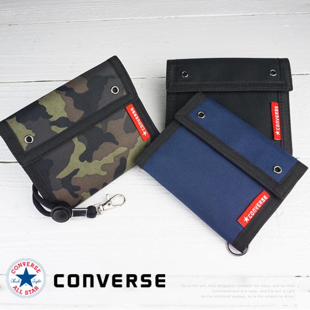 財布 メンズ レディース 三つ折り財布 コンバース オールスター Converse おしゃれ カード入れ 小銭入れあり サイフ マジックテープの通販はau Pay マーケット E Mono