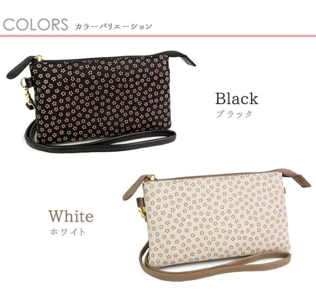 財布 レディース お財布ポシェット 長財布 ショルダー レディース 小桜