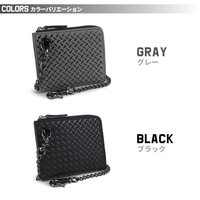 財布 L字ファスナー コンパクト メンズ 牛革 本革 日本製 レザー 漆