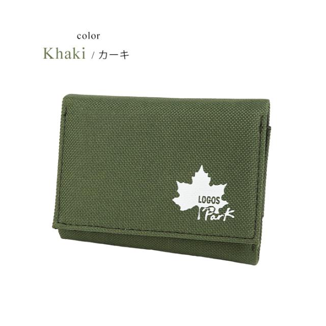 【 】ロゴ 三つ折り財布 送関込 LOGOS 三つ折り財布LOGOSPark 財布 ミニ財布 メンズ ロゴ