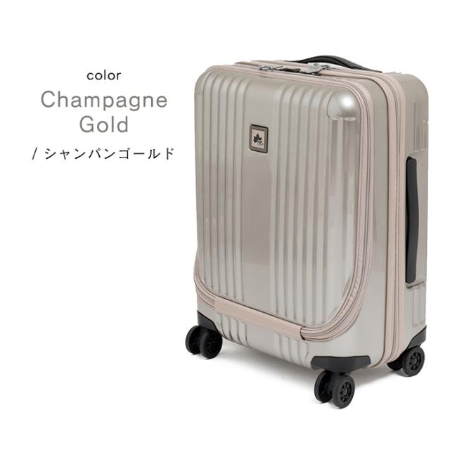 キャリーケース スーツケース 前ポケット フロントポケット LOGOSPark ロゴスパーク 機内持ち込み可 TSAロック 静音キャスター ハードケース 1泊2日 送料無料の通販は