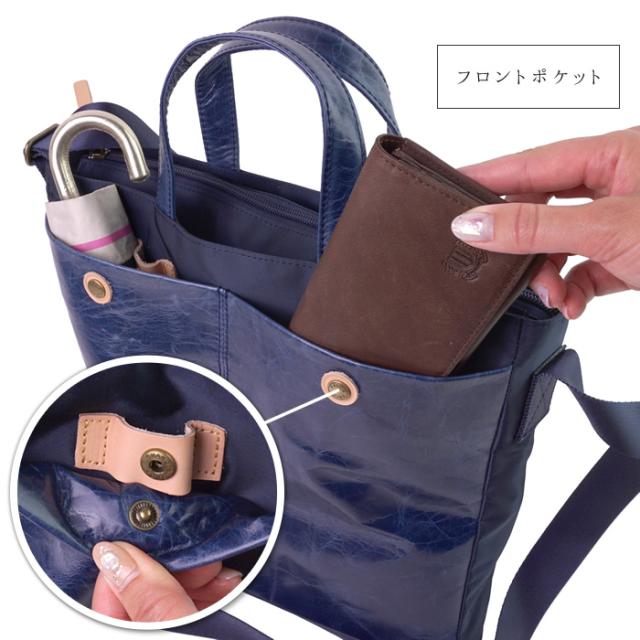 ショルダーバッグ Mサイズ レディース 本革 馬革 ナイロン 軽い 軽量 プラッツ paccapacca_4