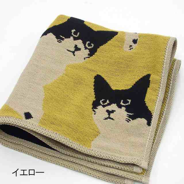 またのあつこ ミルチーフ ガーゼ ハンカチ うちの猫 猫柄 三重