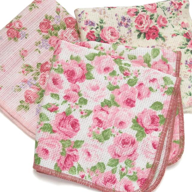ふきん 薔薇 食器拭き カウンタークロス 代ふき キッチンクロス 吸水