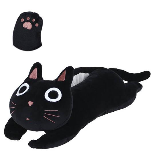 ティッシュカバー ケース たまちゃんぬいぐるみティッシュカバー ネコ型 ネコマニア 吊りヒモ付き ブラック 薄型ボックス対応 猫雑貨の通販はau Pay マーケット 薔薇雑貨のおしゃれ姫