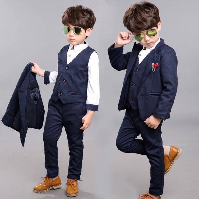 即納 キッズスーツ 男の子 小学生 子供服 フォーマル 長袖 ジャケット ベスト シャツ パンツ コサージュ 6点セット 子どもスーツの通販はau Pay マーケット Teddyshop