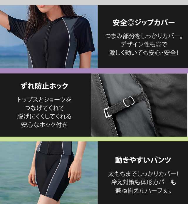 スポーツクラブ zip 水着 セパレート 女の子用 - 水着・水泳用品