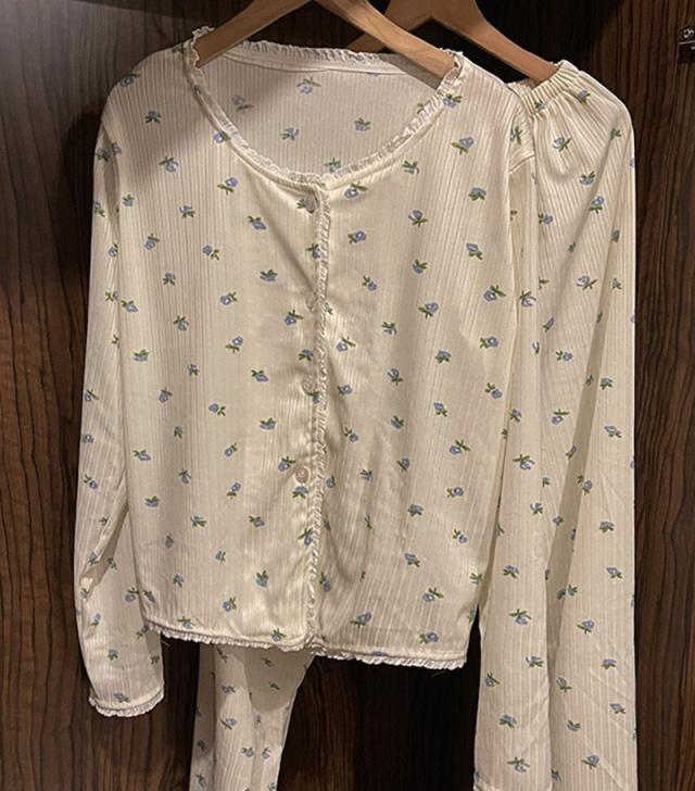 【みぃです】ストライプ柄ルームウェアセット（ドレス＆パンツ） item3b211c46db3a11edacfc0242ac