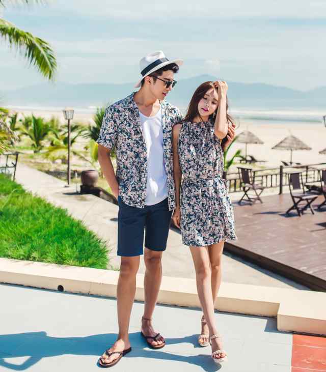 トップス メンズ ボタニカル 半袖 夏 海 旅行 ビーチ リゾート おしゃれ 服 シャツ 単品 コットン100 韓国 Shebeach シービーチ 正規品の通販はau Pay マーケット Teddyshop