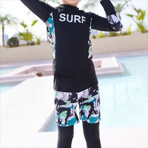 即納 22新作 キッズ 水着 男の子 おしゃれ かっこいい トップス レギンス ハーフパンツ キャップ 4点セット トータルコーデ 海 プール の通販はau Pay マーケット Teddyshop