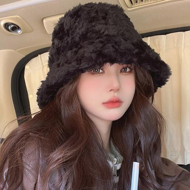 暖かい帽子、 レディース、 空っぽ お洒落 革と毛皮のアルパカ帽子 