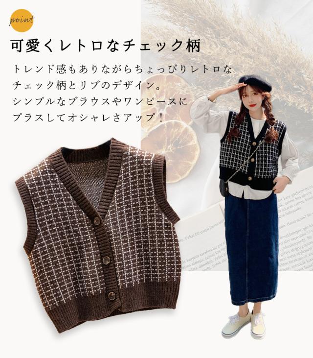 春新作 ベスト レディース 前開き 秋冬 トップス アウター V