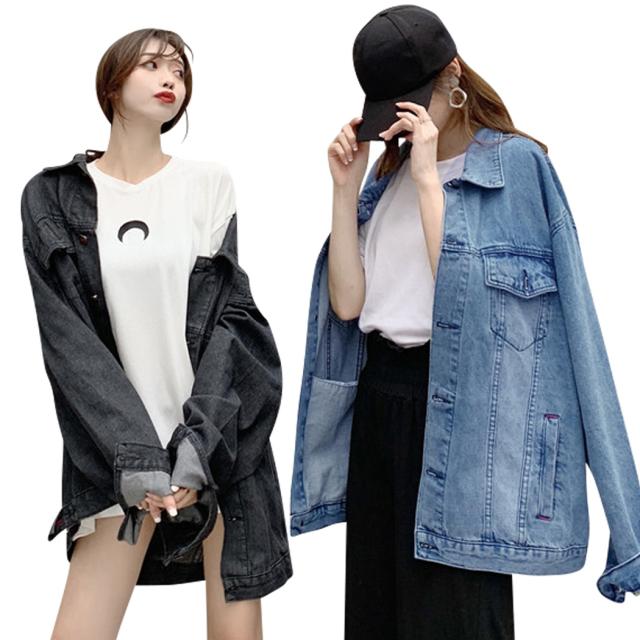 夏新作 デニムジャケット 大きめ アウター レディース 単品 ビッグシルエット ゆったり 華奢見え 定番 カジュアル ストリート アメカジ の通販はau Pay マーケット Teddyshop