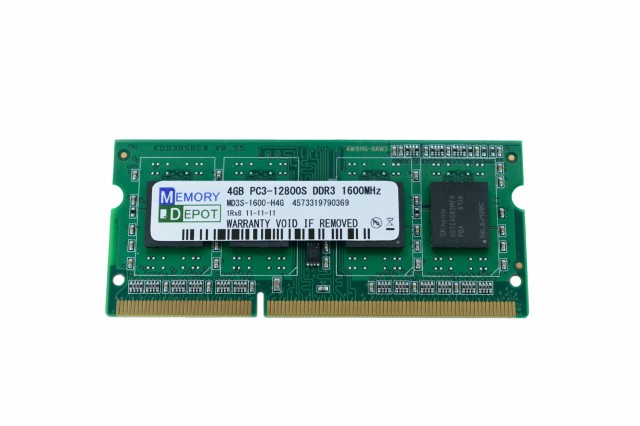 Sodimm 4gb Pc3 Ddr3 1600 4pin Cl11 Macメモリー メール便可 の通販はau Pay マーケット メモリーデポ