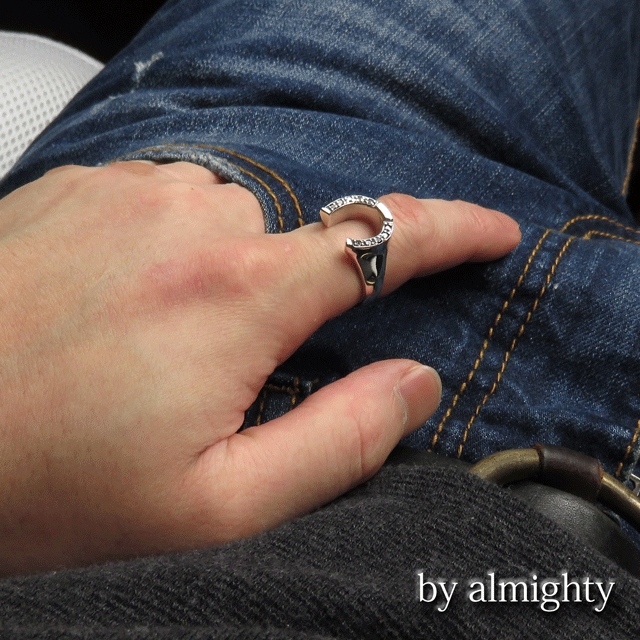 リング 指輪 メンズ レディース メンズリング ホースシューリング 馬蹄リング ホースシュー ジルコニア の通販はau Pay マーケット Almighty