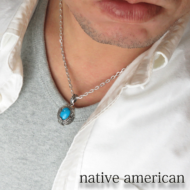ターコイズ ネックレス ペンダント メンズ メンズペンダント イーグル ターコイズペンダント ネイティブ の通販はau Pay マーケット Almighty