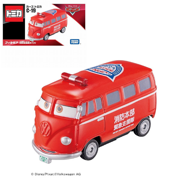 カーズ トミカ C-19 フィルモア 消防指揮車タイプ タカラトミー ミニカー おもちゃ ギフト プレゼント
