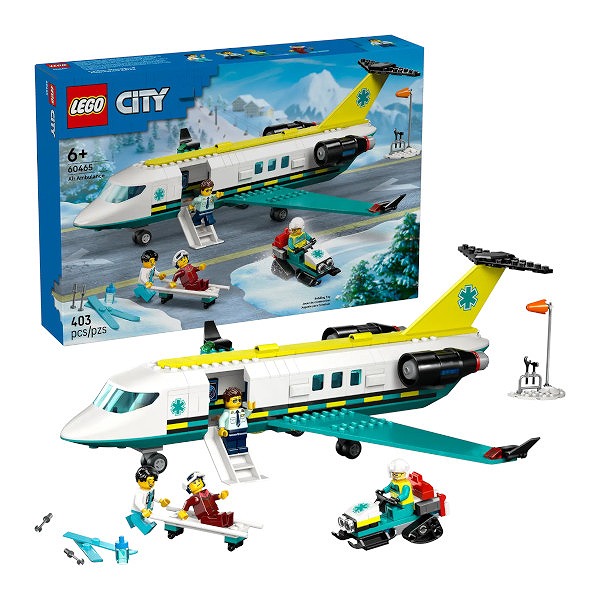 レゴ シティ 救急輸送機 60465 LEGO プレゼント ギフト おもちゃ ブロック