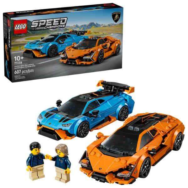 レゴ (R) スピードチャンピオンズ Lamborghini Revuelto &amp; Huracan STO 77238  LEGOプレゼント ギフト おもちゃ ブロック