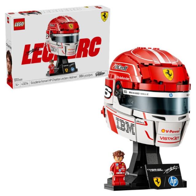 レゴ エディションセット 43014 SCUDERIA FERRARI HP シャルル・ルクレールのヘルメット LEGO プレゼント ギフト おもちゃ ブロック サッカー ワールドカップ