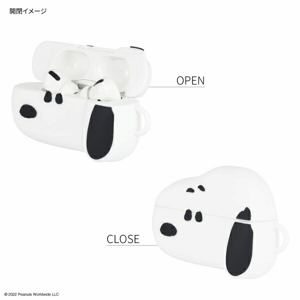 ピーナッツ AirPods Pro対応シリコンケース スヌーピー SNG-691A