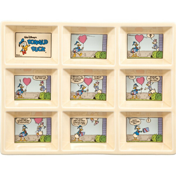 コミックプレート ドナルドダック SAN2309 サンアート おしゃれ かわいい ディズニー Disney お皿 プレゼント 中皿