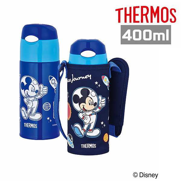 サーモス 真空断熱ストローボトル 400ml ミッキー ネイビーブルー FHL-403FDS NB 水筒 保冷 THERMOS 子供 キッズ  キャラクター ディズニの通販はau PAY マーケット - プラスマート | au PAY マーケット－通販サイト