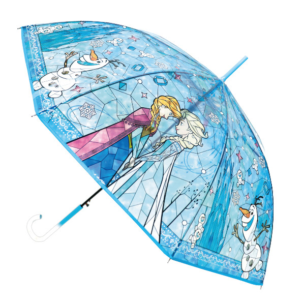 ステンドグラス傘アナ雪の女王 60cm 32471 長傘 ジャンプ