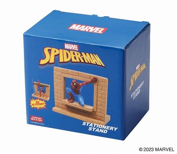 スパイダーマン　marvel マーベル メモスタンド 写真立て スタンドクリップ ステーショナリースタンド スパイダーマン D23-0114 セトクラフト
