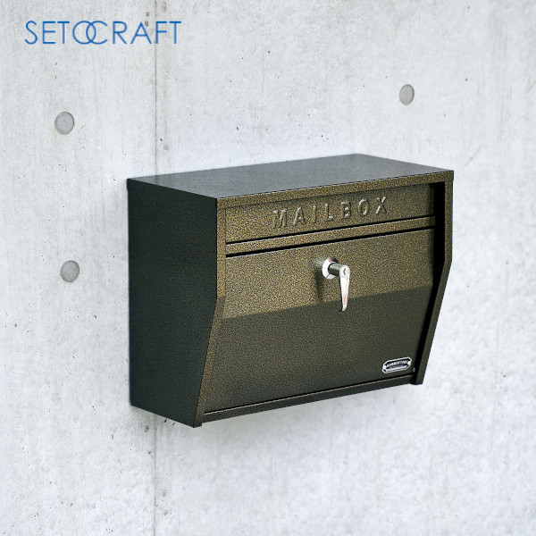 壁掛けポスト ハンマートンブロンズ S24-0521-BZ セトクラフト SETOCRAFT 郵便ポスト 郵便受け かわいい おしゃれ プレゼント ギフト