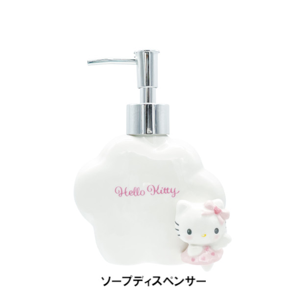 エンジェル ハローキティ ピンク 歯ブラシスタンド ソープディッシュ