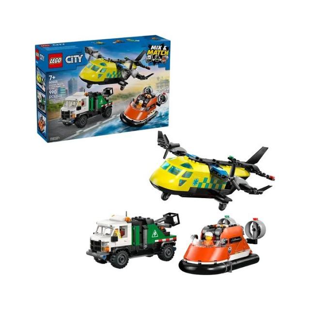 レゴ CITY シティ 飛行機・整備用トラック・ホバークラフト コンボセット 60505 LEGO プレゼント ギフト おもちゃ ブロック