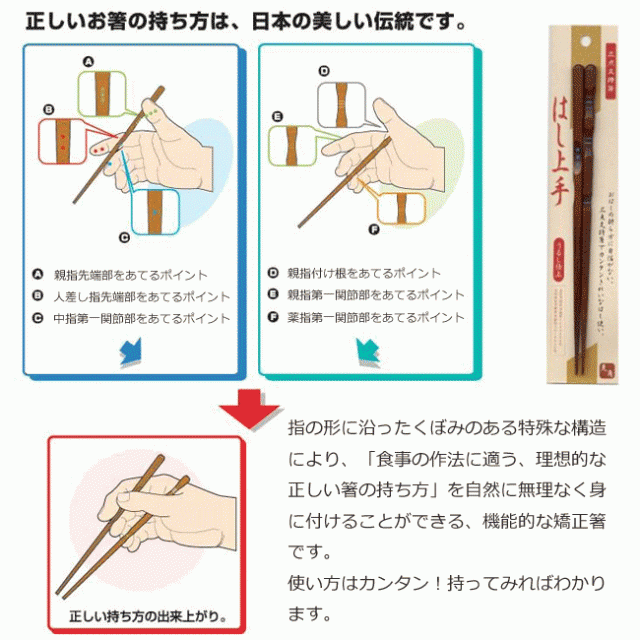 メール便 150円＞矯正箸 大人用 漆仕上げ 三点支持箸 右利き用 23cm・20.5cm・18cm イシダ【箸/お箸/おはし/矯正/大人/しつけ箸/練習の通販はau  PAY マーケット クッキングクロッカ au PAY マーケット－通販サイト