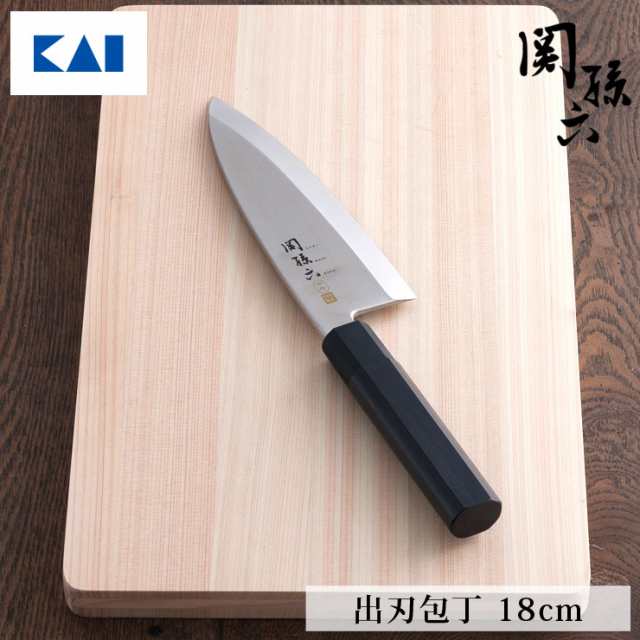 関孫六 金寿 ST 和包丁 出刃 180mm AK1103 貝印 kai 【 包丁 ステンレス 片刃 出刃包丁 18cm 木製ハンドル 日本製  】の通販はau PAY マーケット - クッキングクロッカ | au PAY マーケット－通販サイト