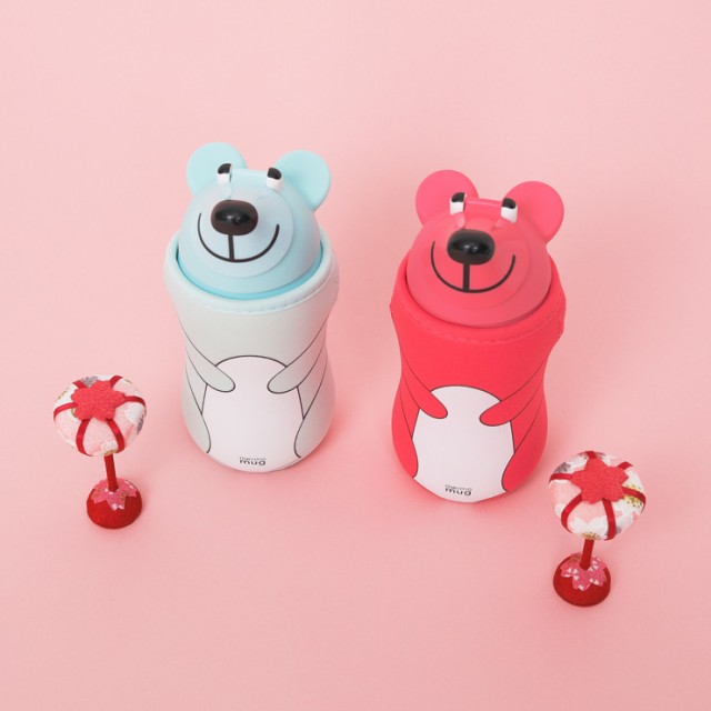 サーモマグ アニマルボトル ベアー 380ml ストラップ thermomug ANIMAL BOTTLE BEAR【ストロー 水筒  保冷/キッズ/子供用水筒/送料無料】の通販はau PAY マーケット - クッキングクロッカ | au PAY マーケット－通販サイト