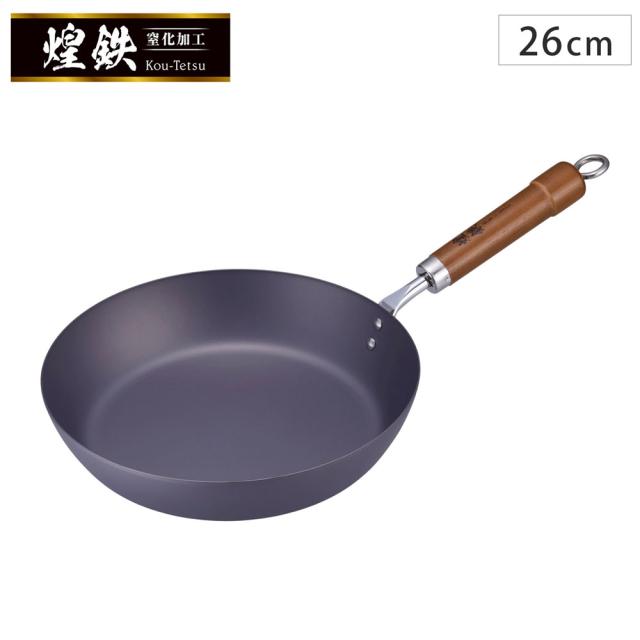 煌鉄 窒化鉄 フライパン 26cm IH対応 DOインダストリー KS04 【 鉄 IH 直火 鍋 調理器具 日本製 】の通販は 7,700円